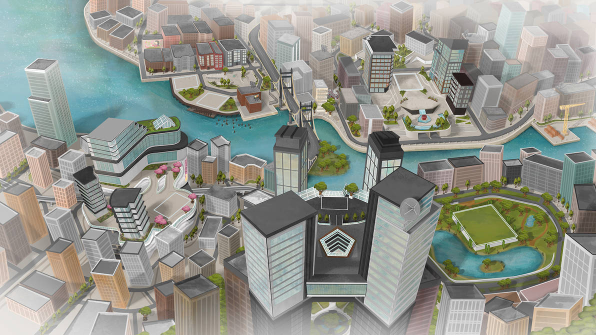 San Myshuno Fan Art by filipesims on DeviantArt