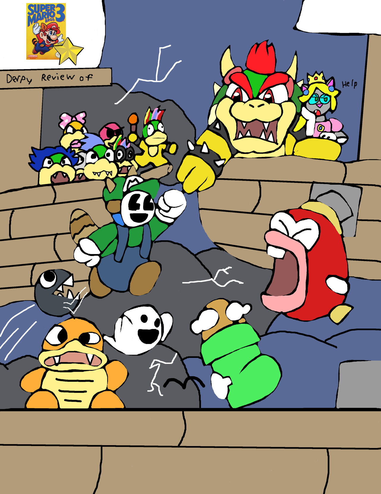 Derpy Review #18: Super Mario Bros 3 by MicroGamer1 on DeviantArt