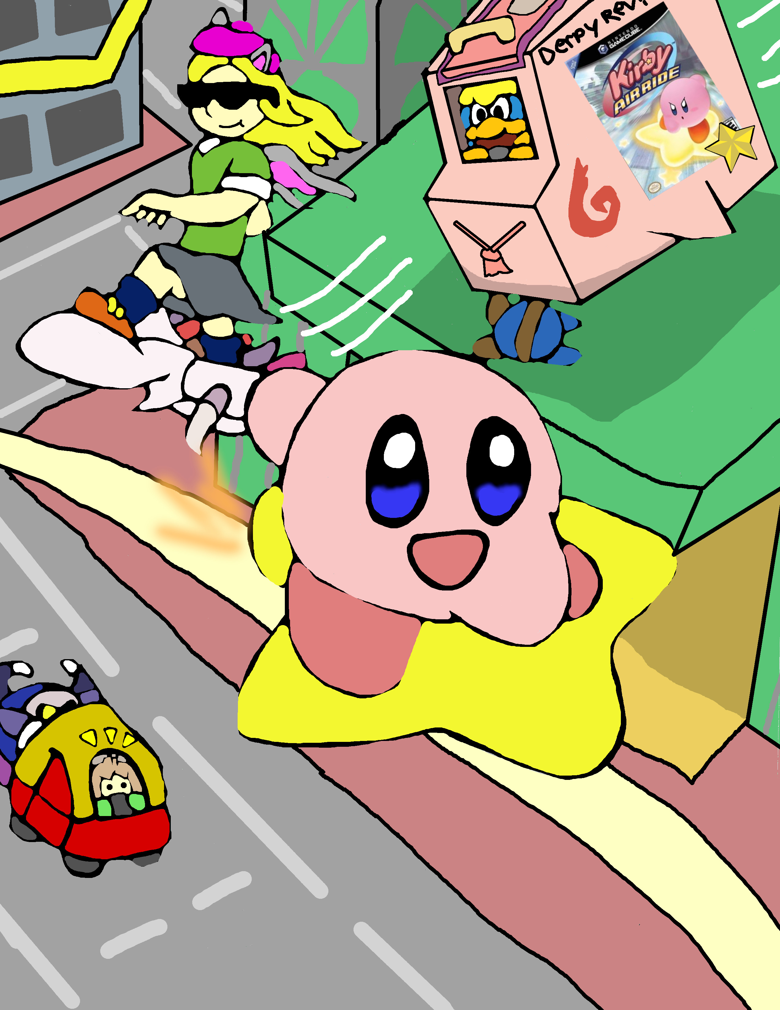 Derpy Review #44: Kirby's Air Ride by MicroGamer1 on DeviantArt