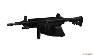 M4 Carbine With Double Drum Mag