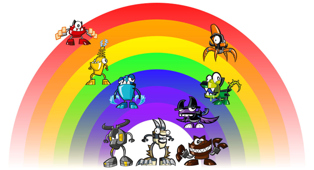 Mixels secondary rainbow by Zaceyshark1200 on DeviantArt