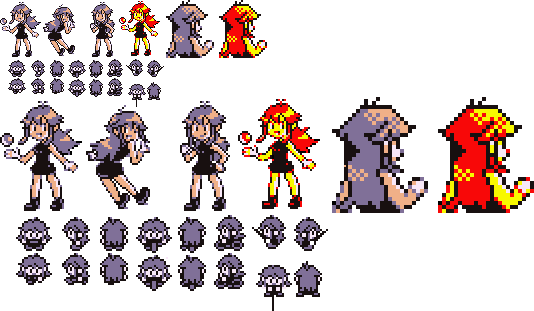 Pokemon Red And Green Sprites