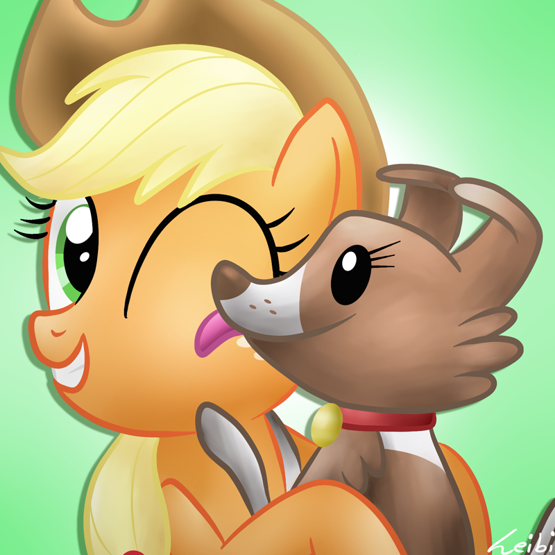 Applejack and Winona