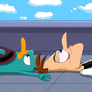 Perry and Doofenshmirtz - bored