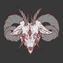 demon goat head