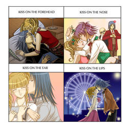 Uta and Hiiragi's Kiss Meme