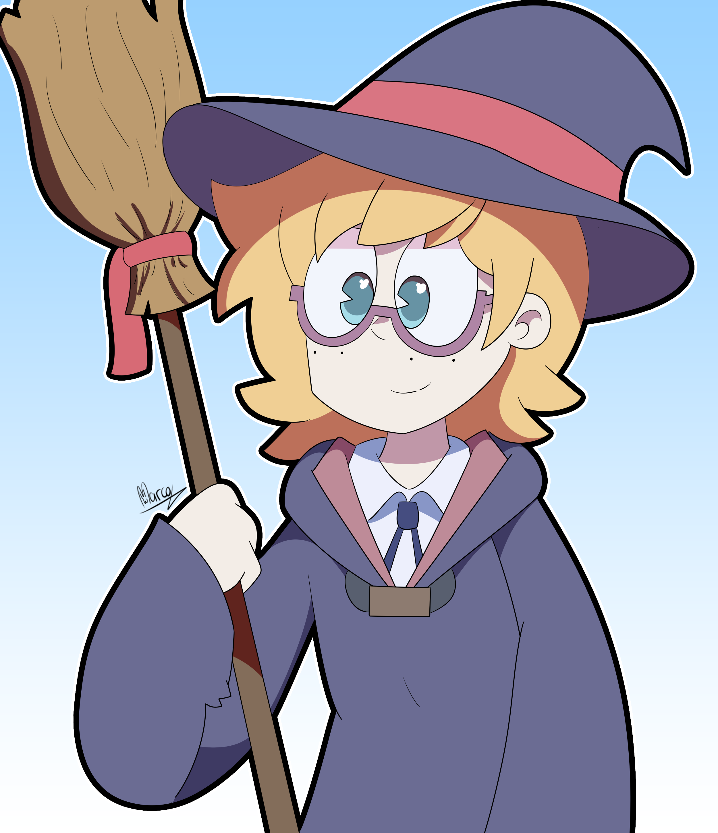 little-witch-academia-tv-anime-character-designs-lotte-yanson  Little  witch academia characters, Little witch academy, Character design