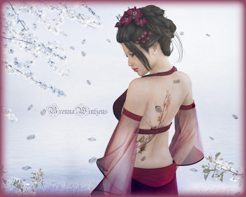 As the Petals fall by BrennsArtAttic As the Petals fall by BrennsArtAttic