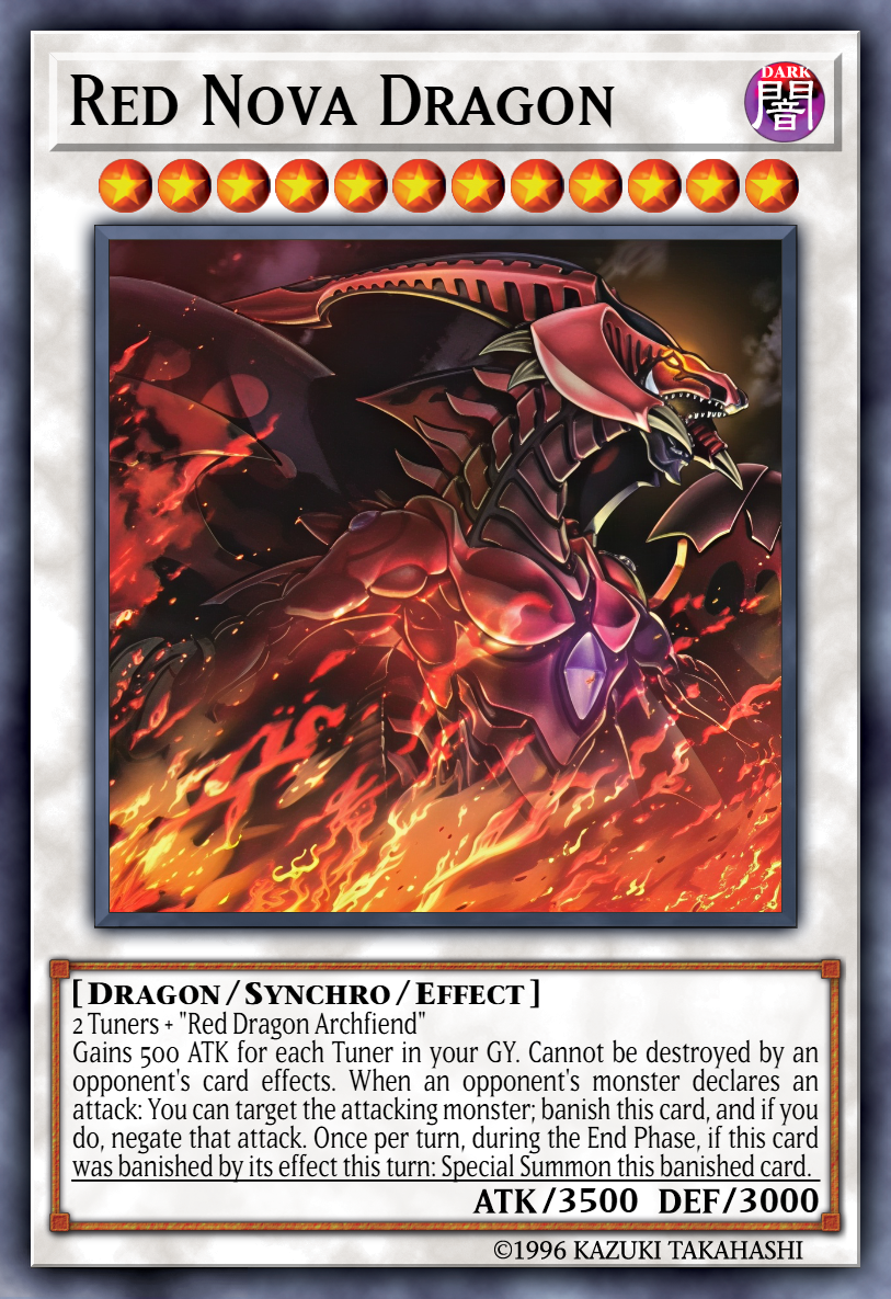 yugioh cards red nova dragon Supernova This is of Ultimate Rare rarity Yugioh Red Nova Dragon Konami