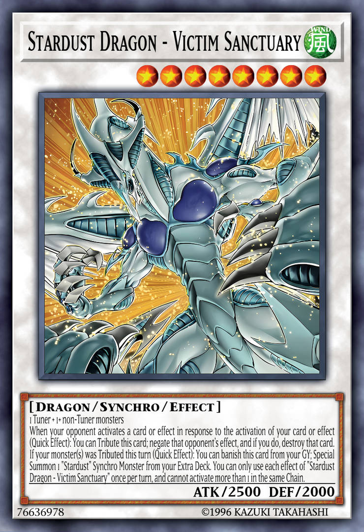 yugioh stardust cards Dragon Case | Yu-Gi-Oh! Quarter Century Secret Rare Attribute Monster Type/Card Type Stardust Dragon - Victim Sanctuary