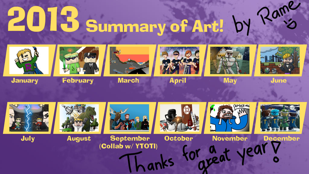 Rame's 2013 Summary of Art by HelloImRame