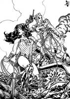 Wonder Woman and Rocketeer