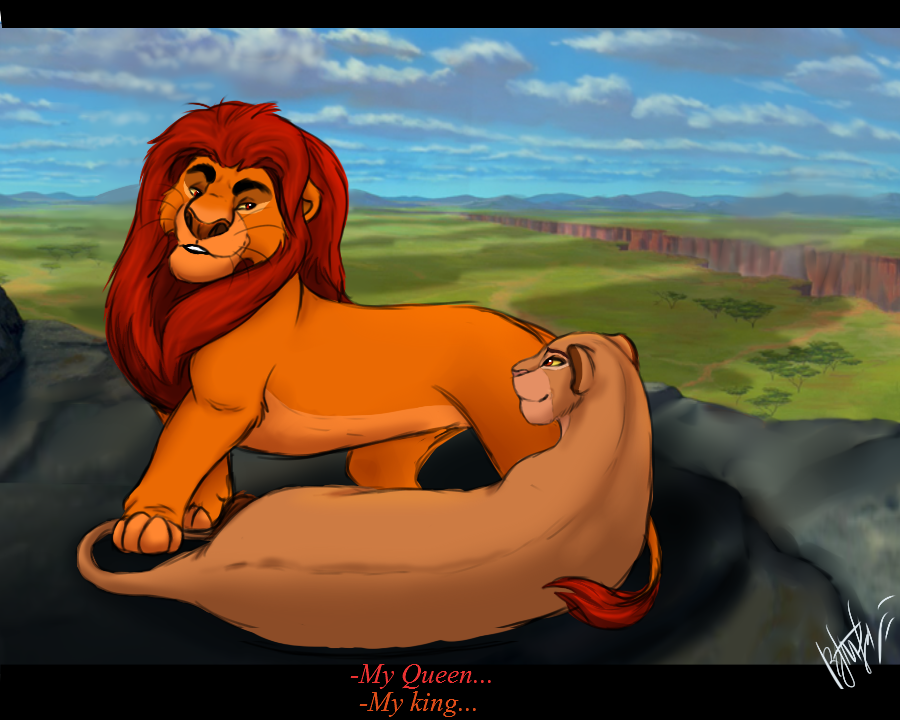 My Queen|My King|Mufasa and Sarabi|TLK|+speedpaint