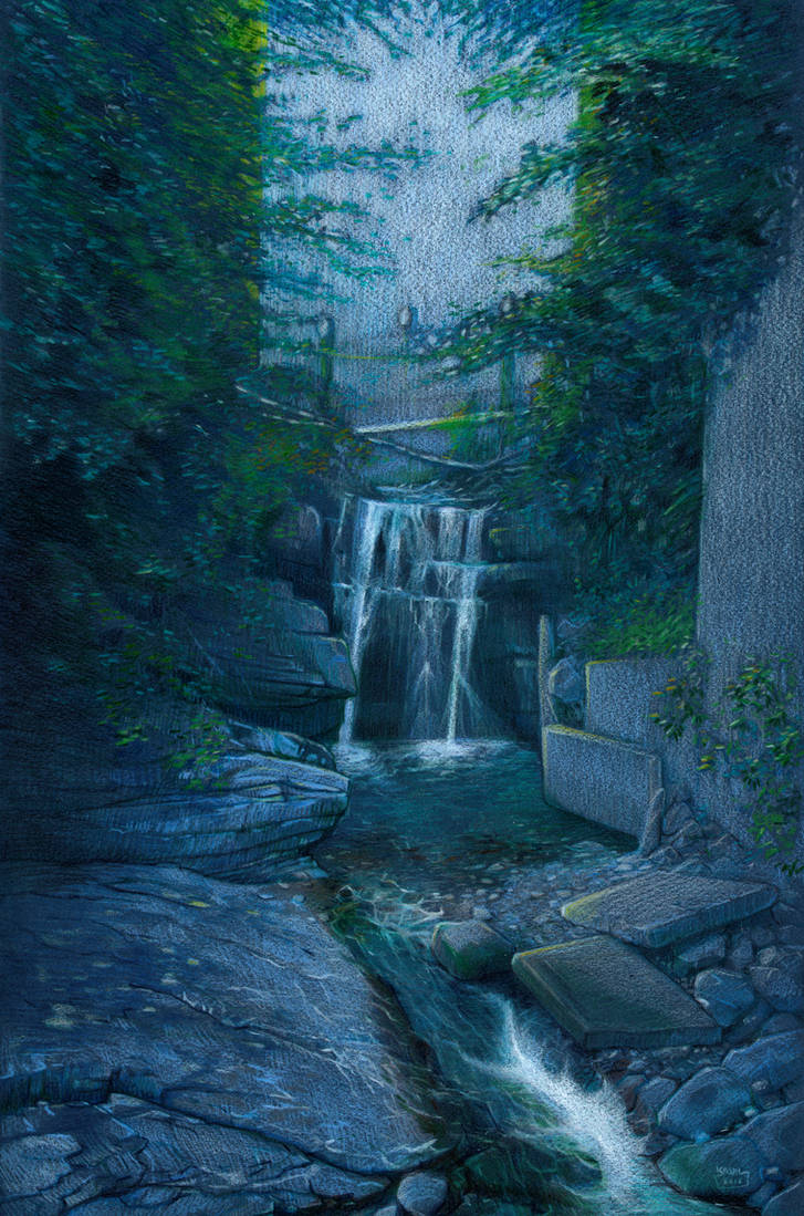 Gorges du Chauderon (near Montreux CH) by Absurdostudio-Krum