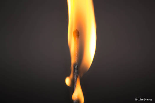 Matches in fire