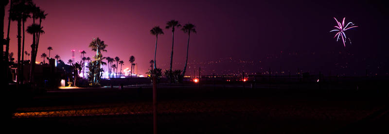 Fireworks on the Beach