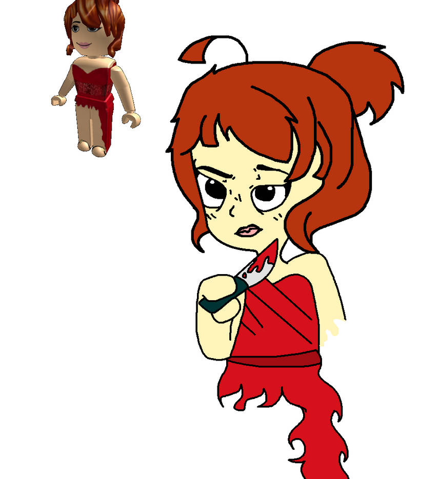 roblox red dress girl Red dress Girl
