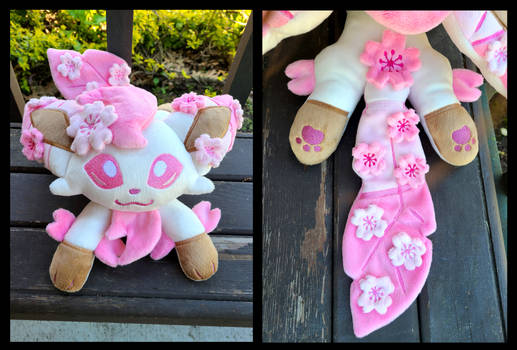 Sakura Leafeon Custom Plush