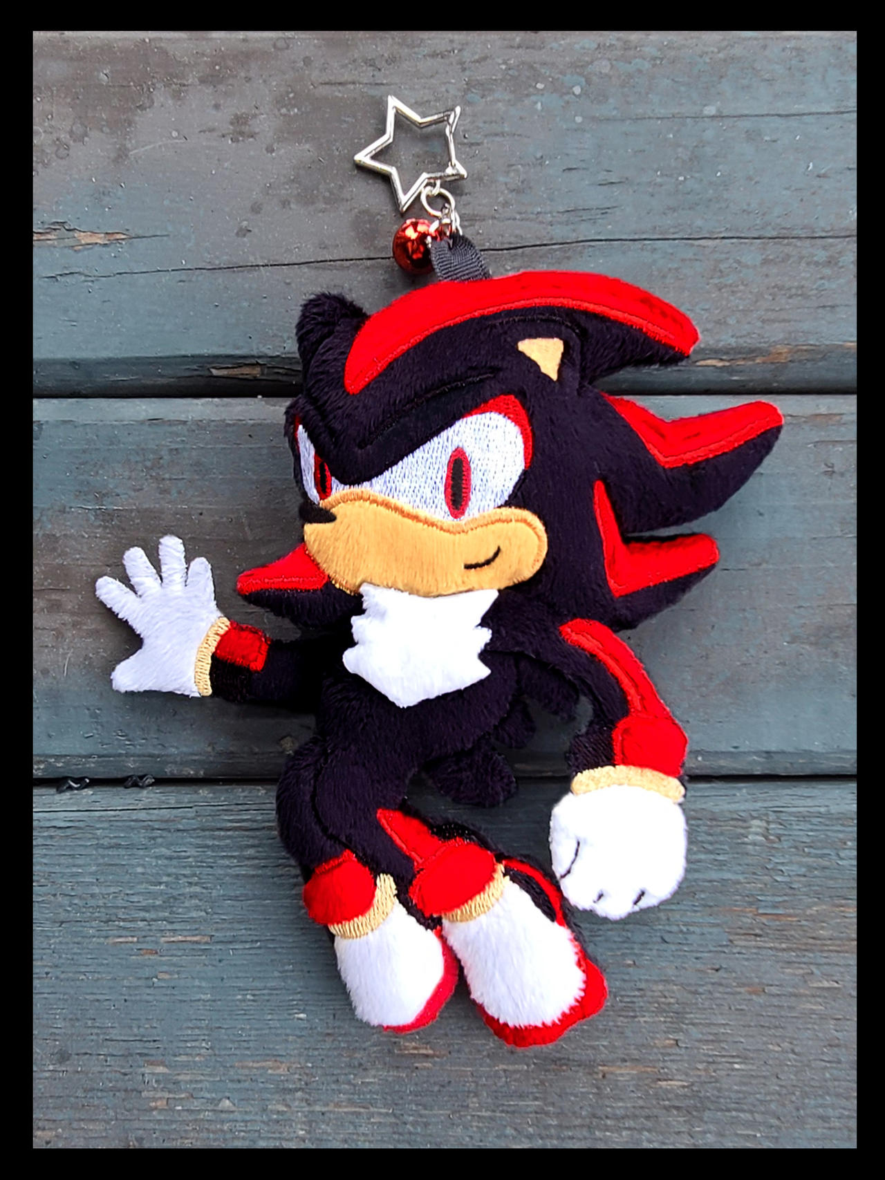 Shadow the Hedgehog Custom Plush Keychain by StudioFluff on DeviantArt