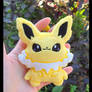 Jolteon Custom Plush Keychain