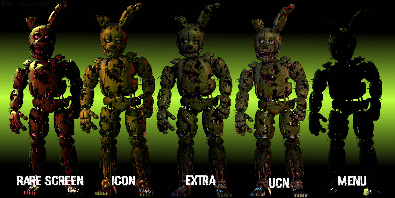 Springtrap Model Blender Download (Blender 2.79) SpringtrapEdit by HJmarlow on DeviantArt