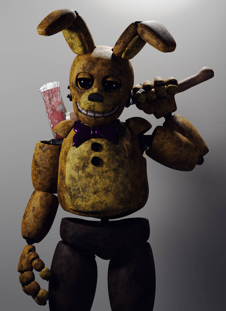 (Blender 3.4) Springbonnie with a axe by HJmarlow on DeviantArt