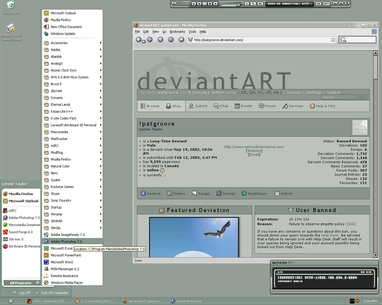 Deviant Desktop