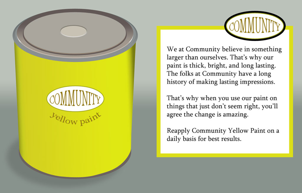 Community Yellow Paint