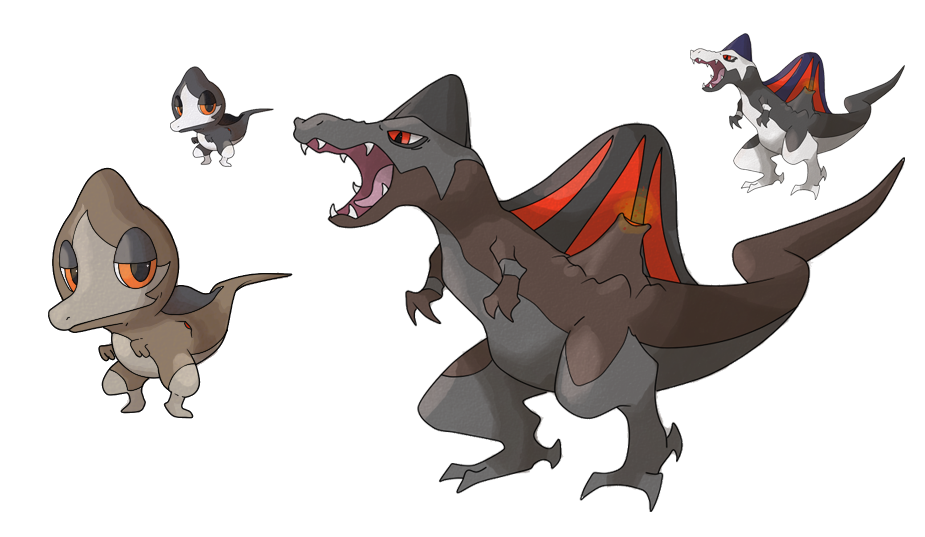 Spinoren and Spinocan (FAKEMON)