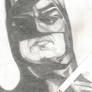Hand Drawn Portrait of Batman 89'