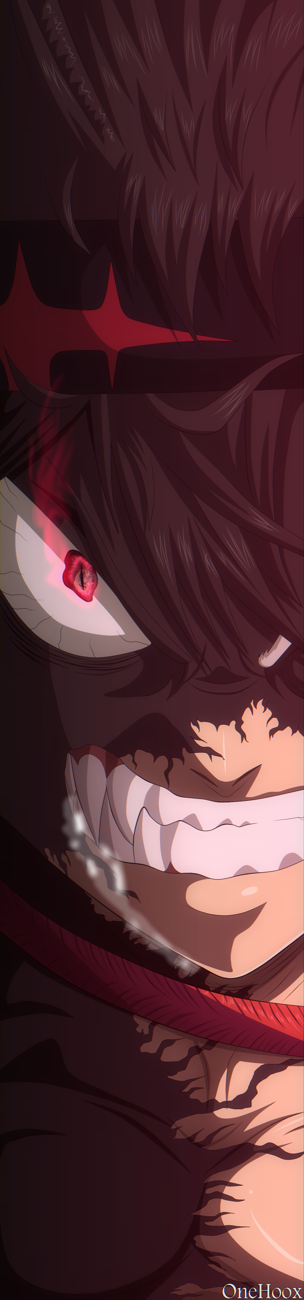 Asta Rage Black Clover-Asta Black Form Rage by OneHoox on DeviantArt