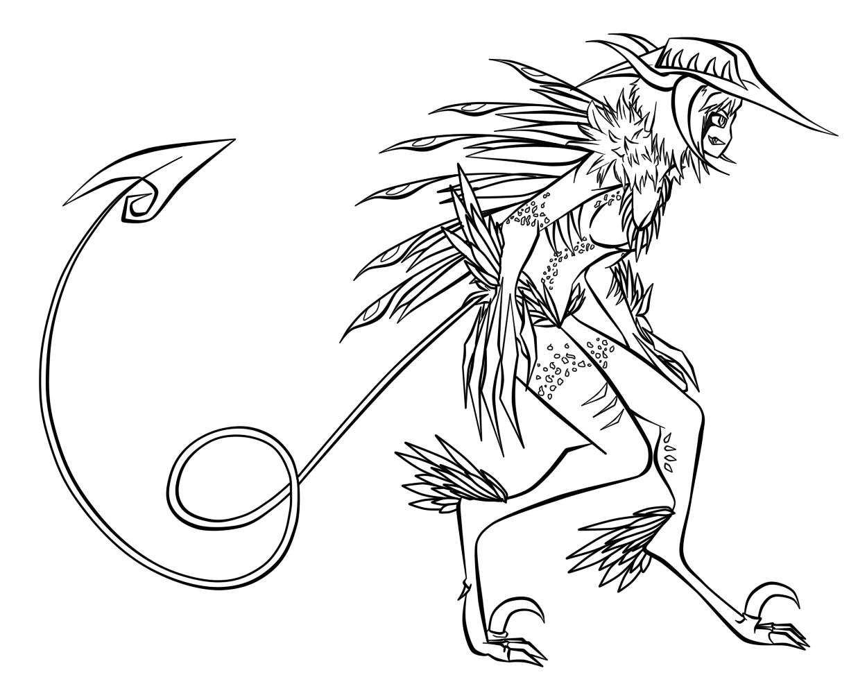 Jack Emerging- Lineart