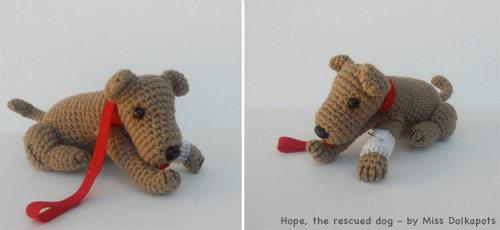 Hope, the rescued dog by missdolkapots