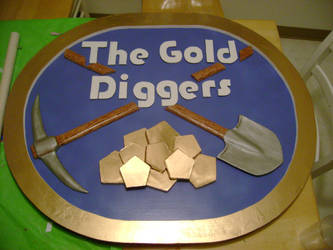 Gold Diggers Foam Sign