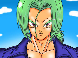 green hair trunks