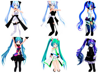 [TDA] Miku chibi Set DL