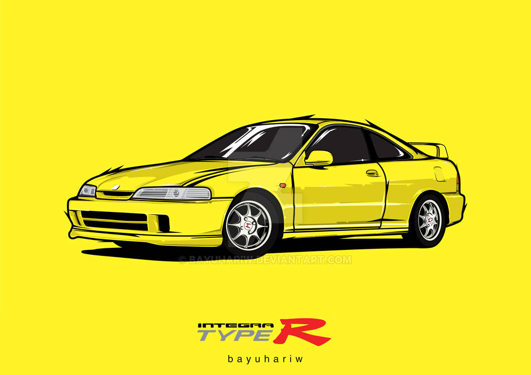 Integra Dc 3 Type R Drawing Honda Integra Type-R (DC2) by bayuhariw on DeviantArt