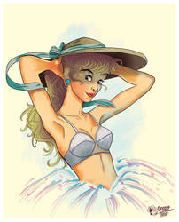 Sunny day pin-up