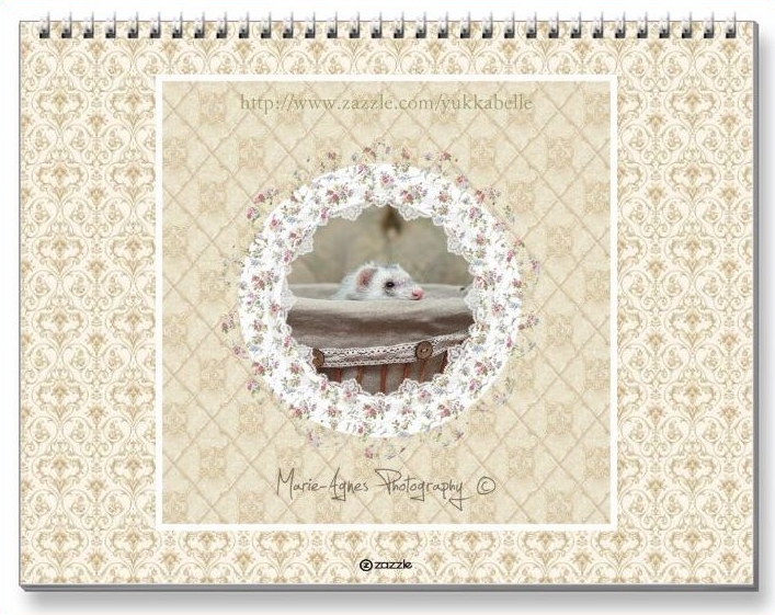 Ferrets Calendar - 4 - Back cover by Yukkabelle