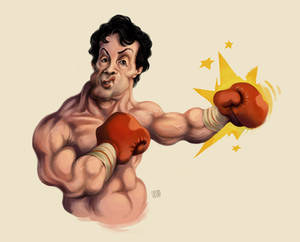 Rocky Balboa cartoon