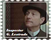 Inspector Lestrade stamp