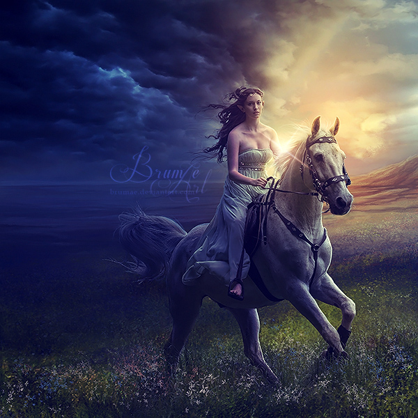 A storm is coming... by Brumae-Art