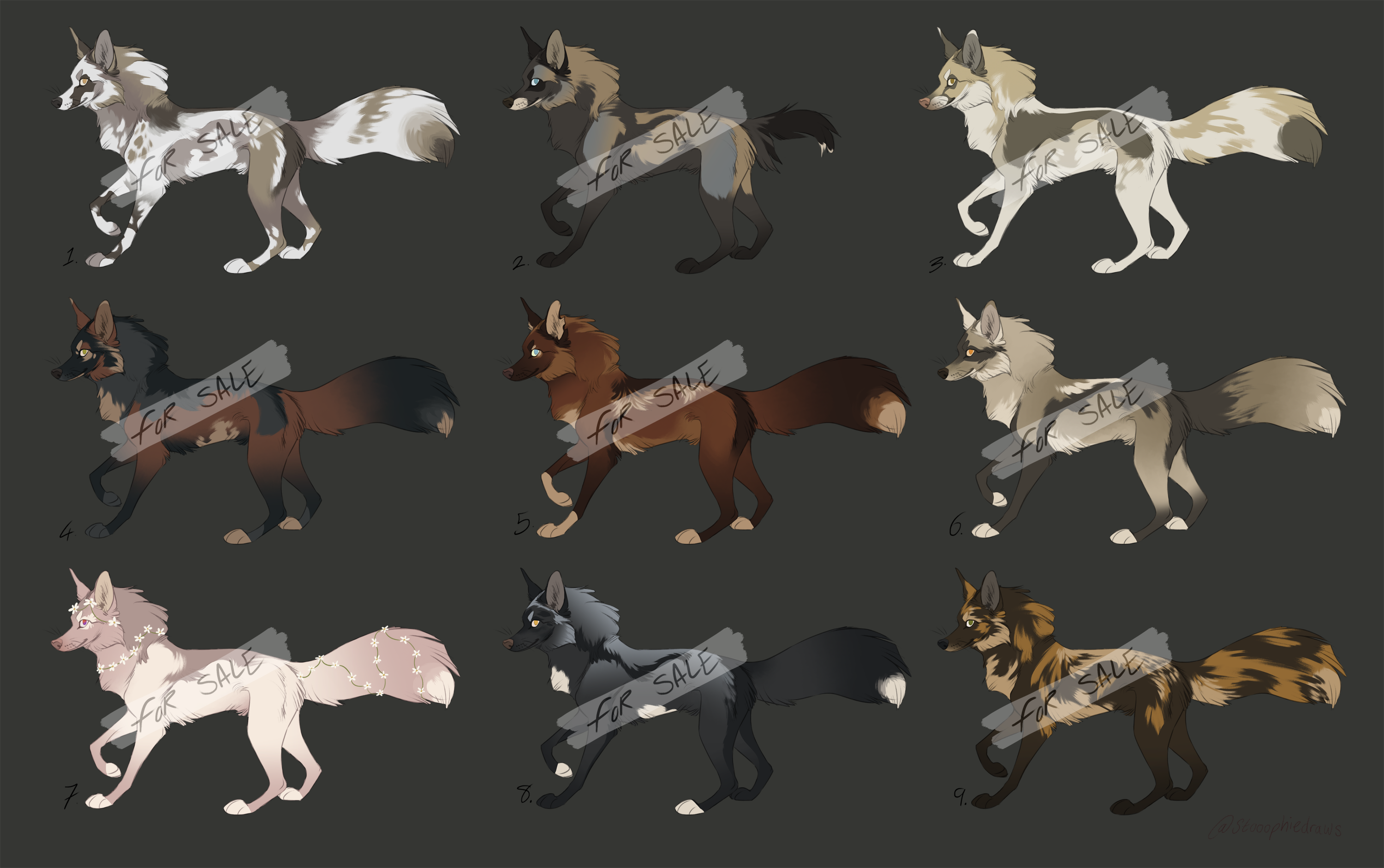 Fox Adaptables Fox adoptables batch 1 - NOW 20$ - by cuiivree on DeviantArt