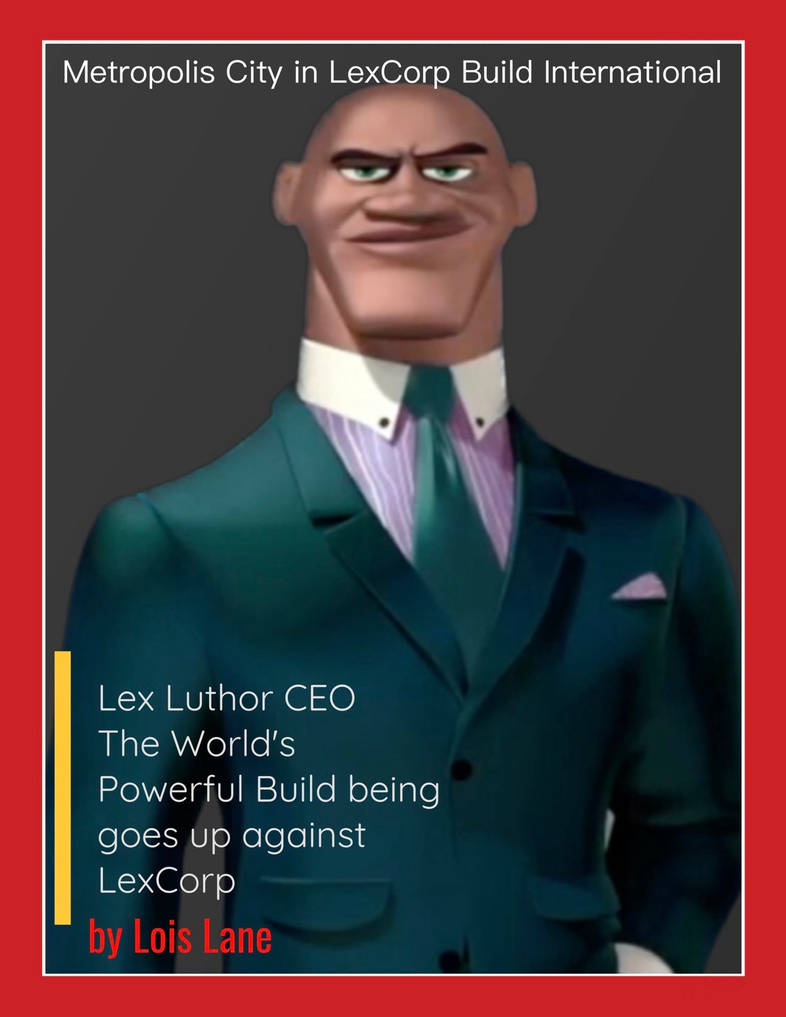Lex Luthor on the cover of LexCorp magazine by Agonzalez07 on DeviantArt