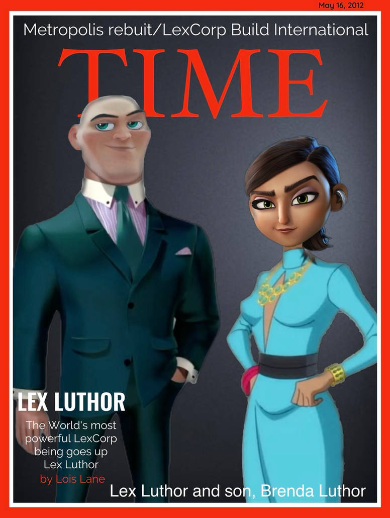 TIME Magazine. My take LexCorp as Lex Luthor. by Agonzalez07 on DeviantArt