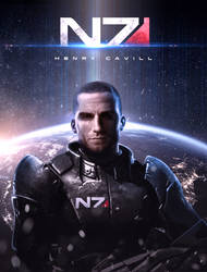 Henry cavill Commander Shepard Mass effect