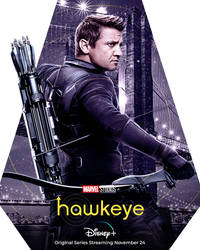 Hawkeye charatcter poster design by rahalarts