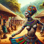 Native african dancing