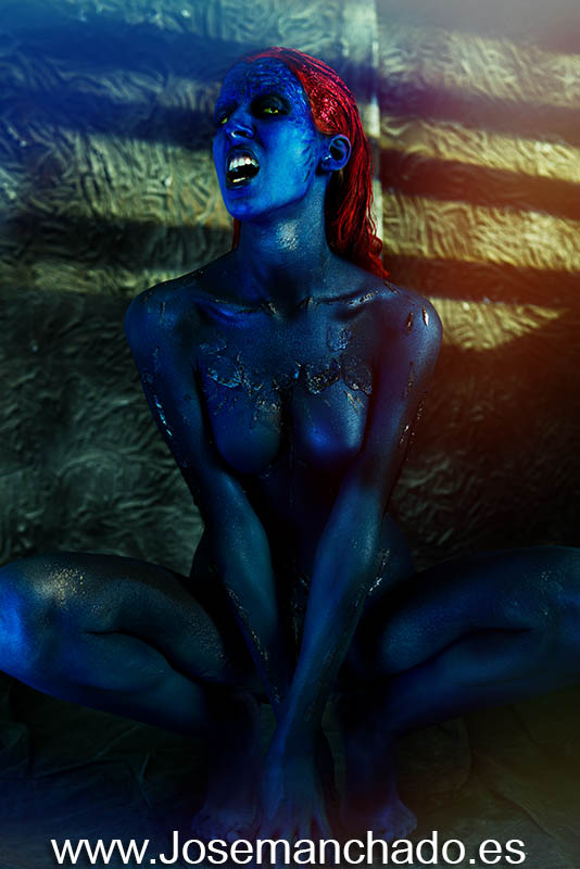 Body paint mystique x-men 1