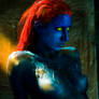 Body paint mystique x-men 3